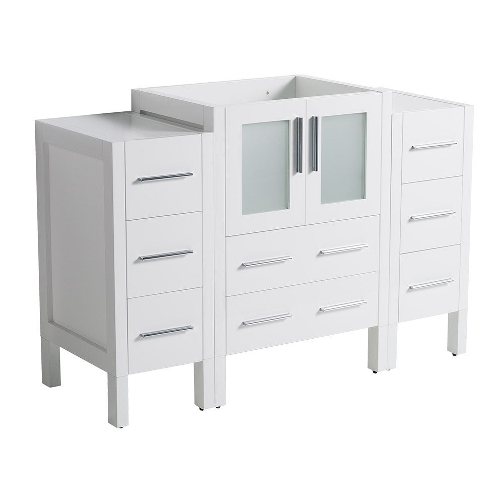 Fresca Torino 48" White Modern Bathroom Cabinets