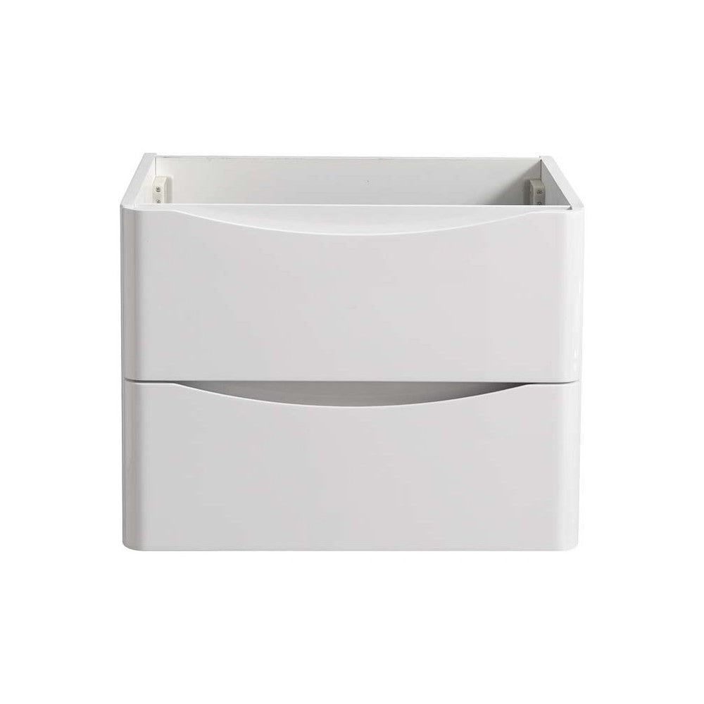 Fresca Tuscany 24" Glossy White Wall Hung Modern Bathroom Cabinet