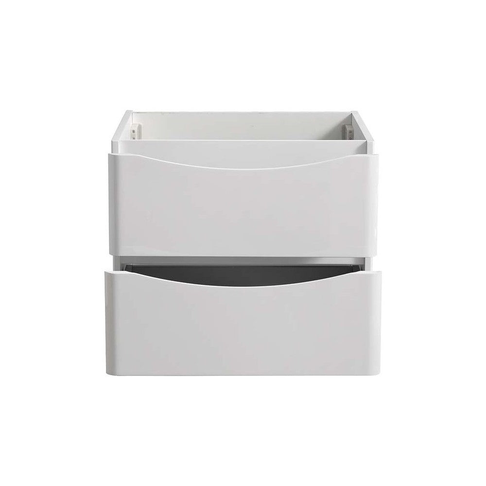 Fresca Tuscany 24" Glossy White Wall Hung Modern Bathroom Cabinet