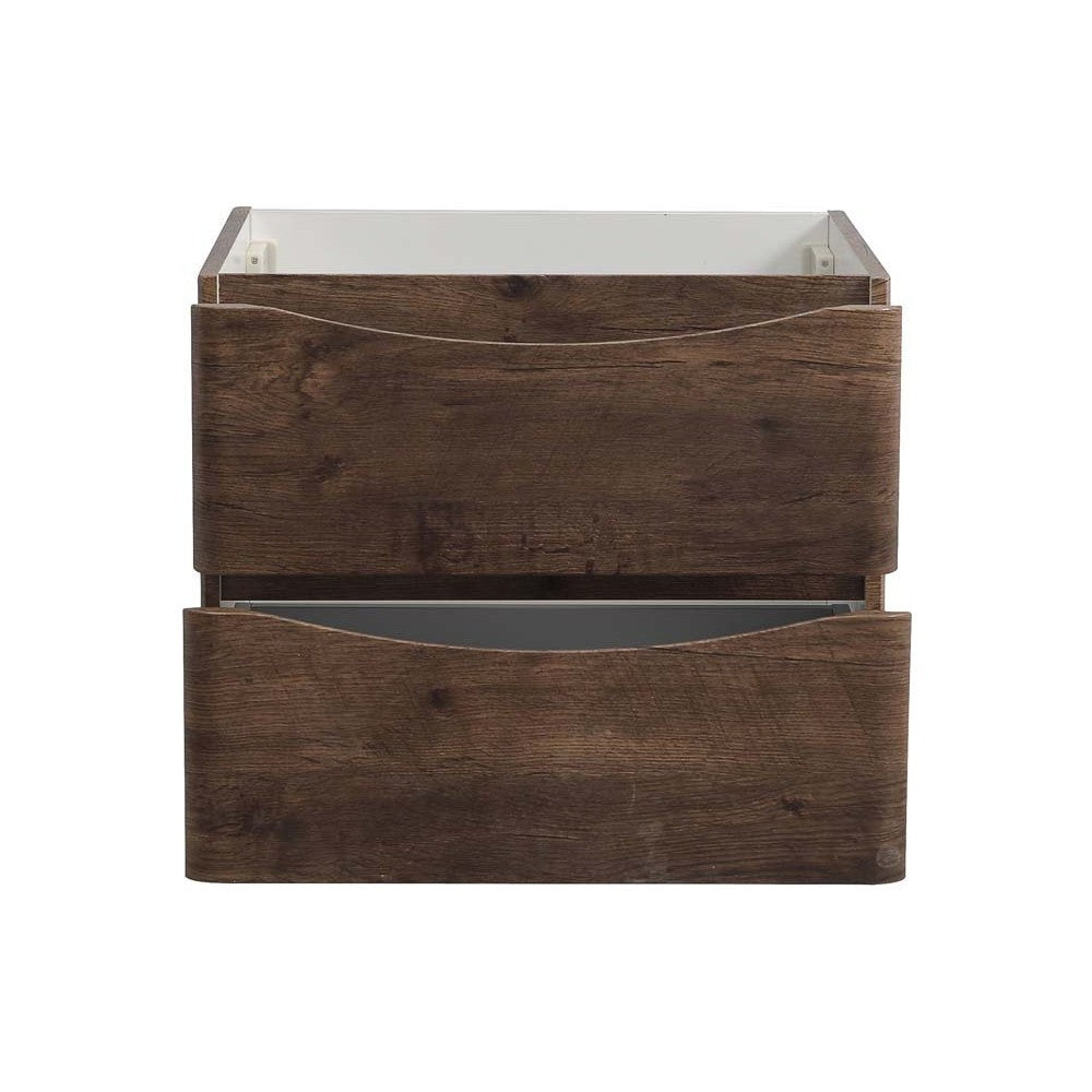 Fresca Tuscany 24" Rosewood Wall Hung Modern Bathroom Cabinet
