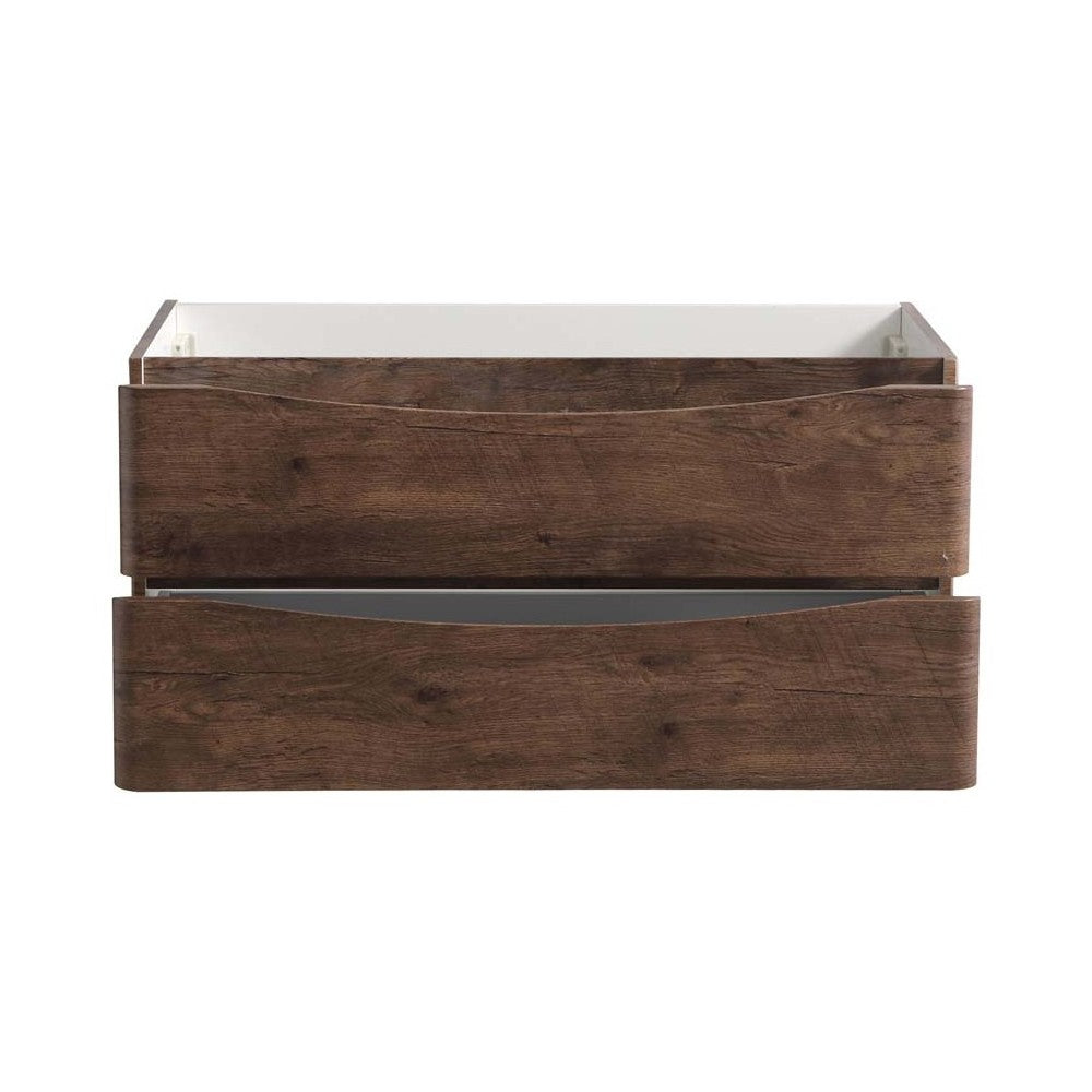 Fresca Tuscany 40" Rosewood Wall Hung Modern Bathroom Cabinet