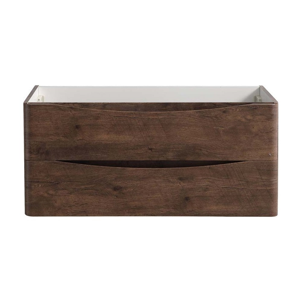 Fresca Tuscany 40" Rosewood Wall Hung Modern Bathroom Cabinet