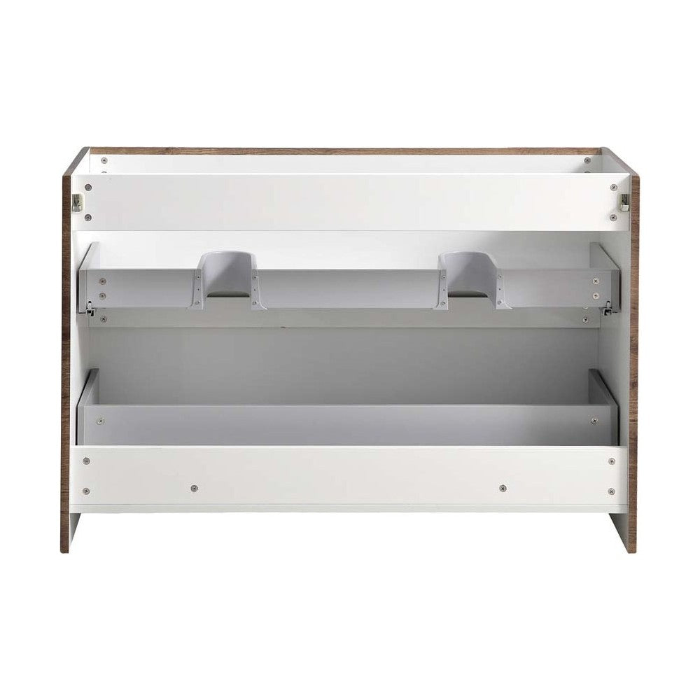 Fresca Tuscany 48" Rosewood Free Standing Double Sink Modern Bathroom Cabinet