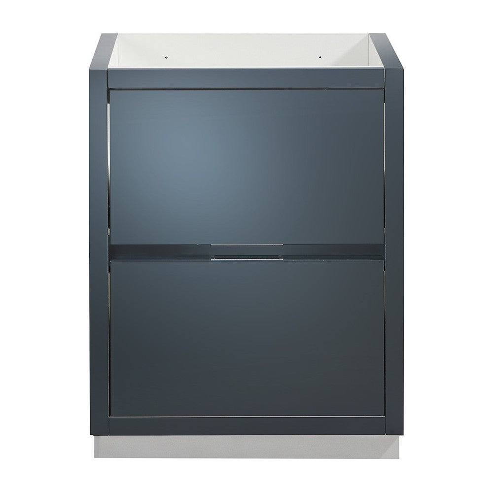 Fresca Valencia 24" Dark Slate Gray Free Standing Modern Bathroom Cabinet