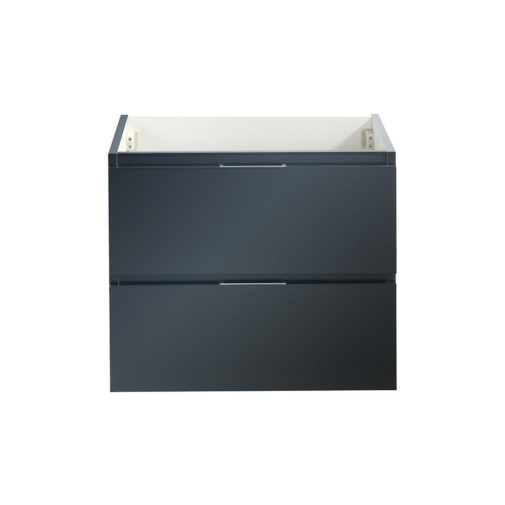 Fresca Valencia 24" Dark Slate Gray Wall Hung Modern Bathroom Cabinet