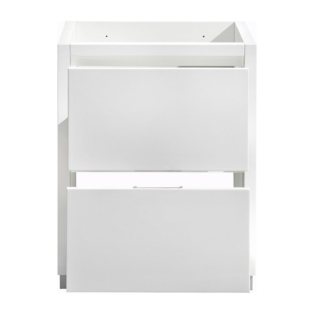 Fresca Valencia 24" Glossy White Free Standing Modern Bathroom Cabinet