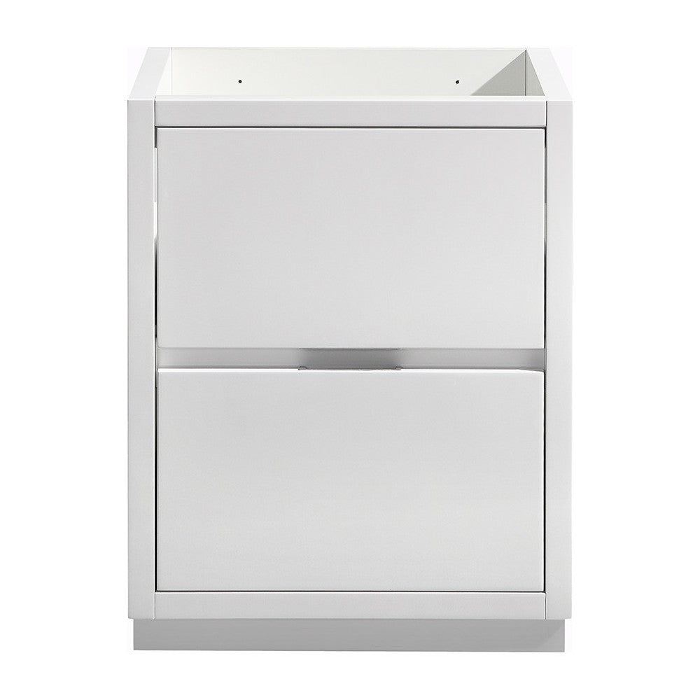 Fresca Valencia 24" Glossy White Free Standing Modern Bathroom Cabinet