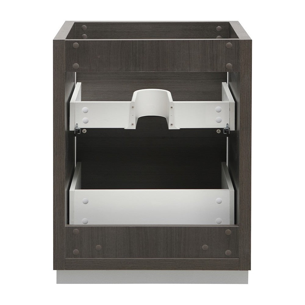 Fresca Valencia 24" Gray Oak Free Standing Modern Bathroom Cabinet