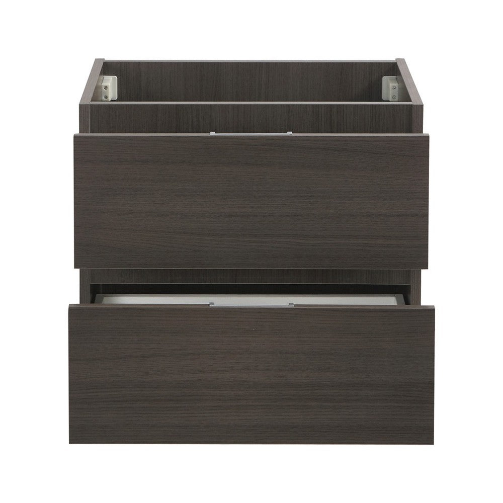 Fresca Valencia 24" Gray Oak Wall Hung Modern Bathroom Cabinet