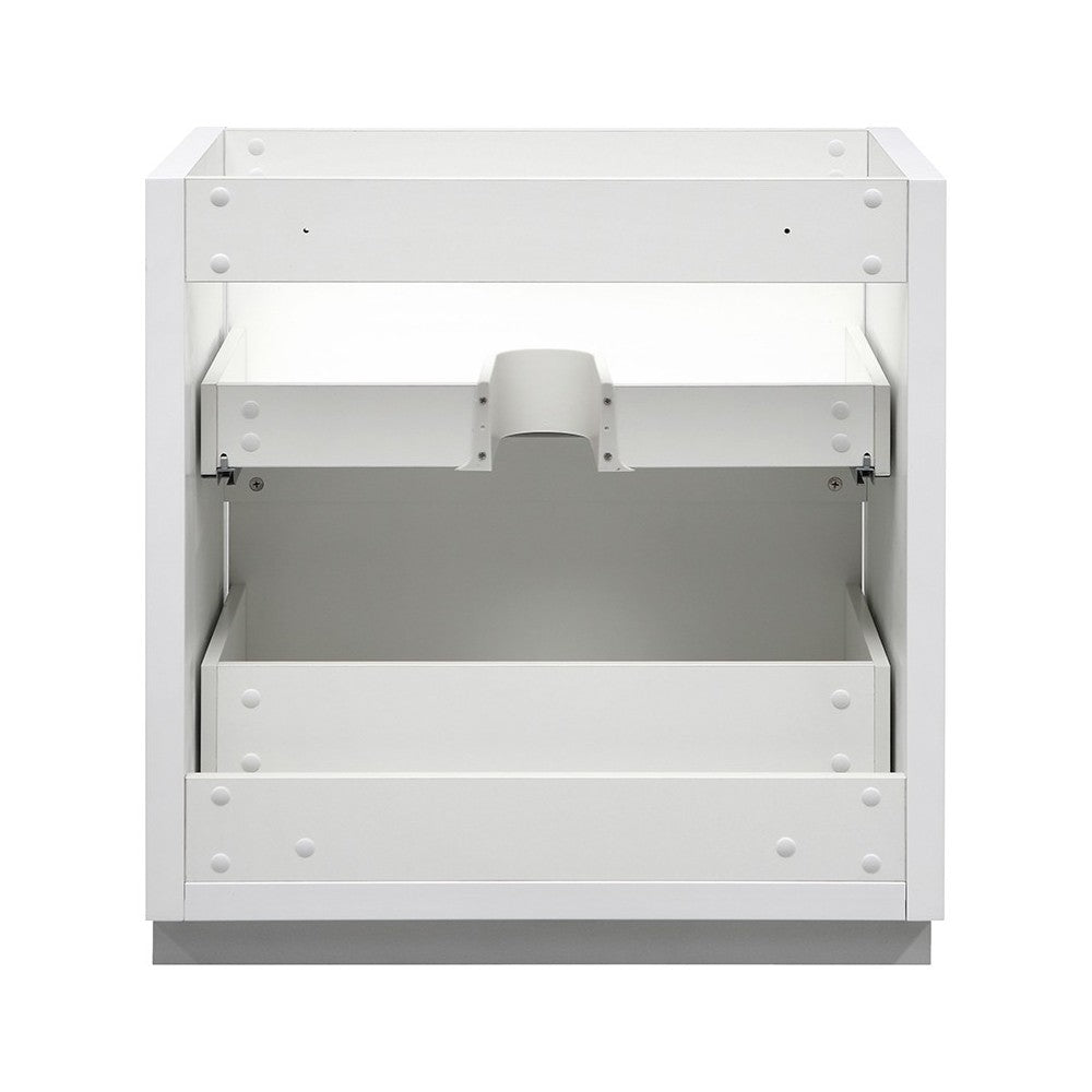 Fresca Valencia 30" Glossy White Free Standing Modern Bathroom Cabinet