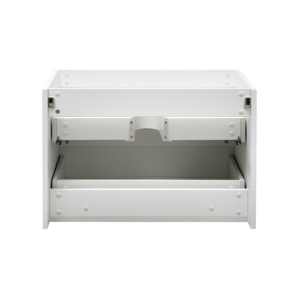 Fresca Valencia 30" Glossy White Wall Hung Modern Bathroom Cabinet