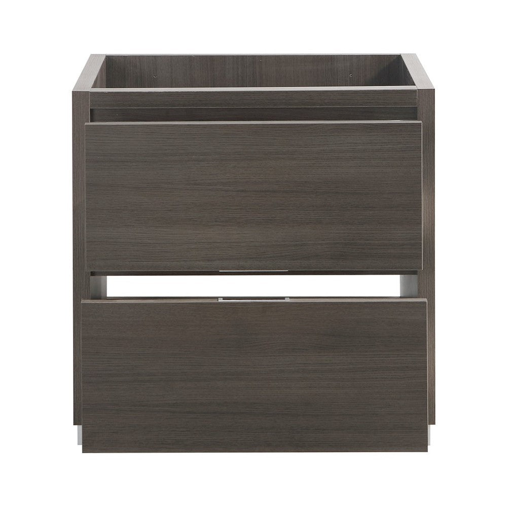 Fresca Valencia 30" Gray Oak Free Standing Modern Bathroom Cabinet