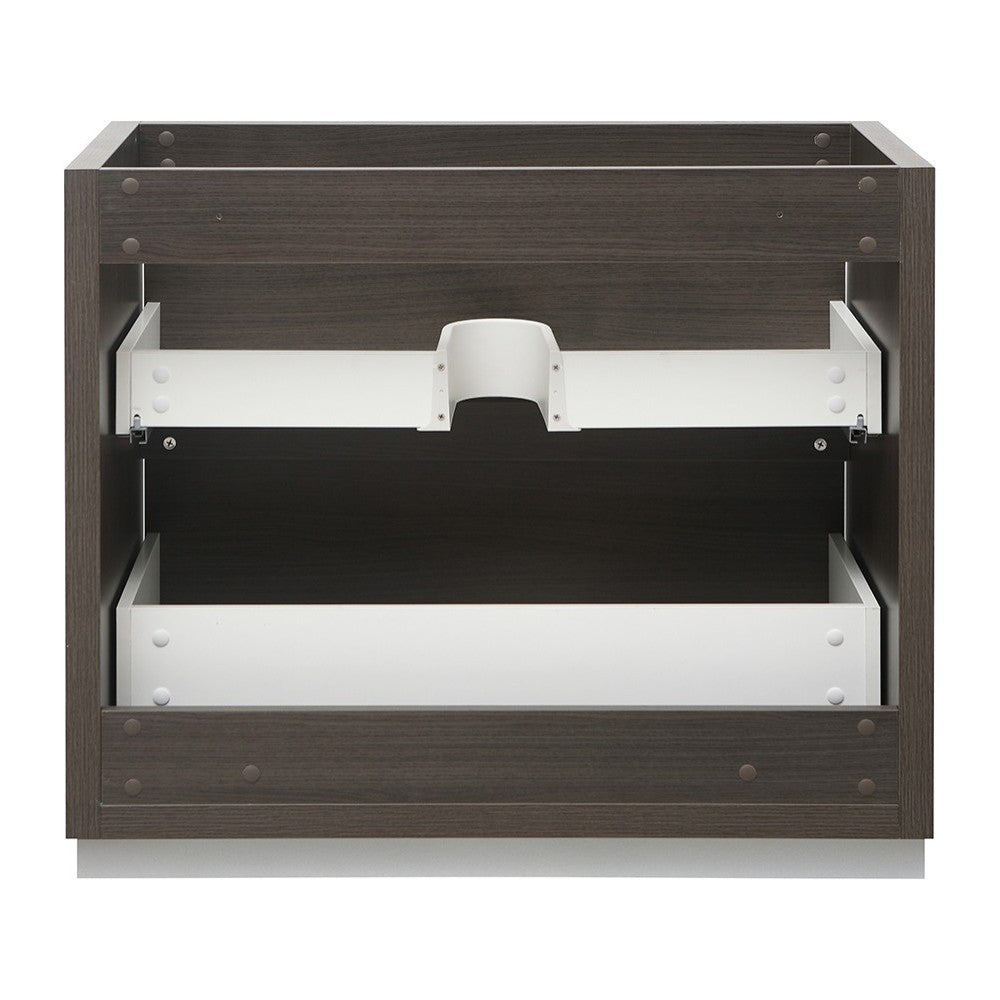 Fresca Valencia 36" Gray Oak Free Standing Modern Bathroom Cabinet