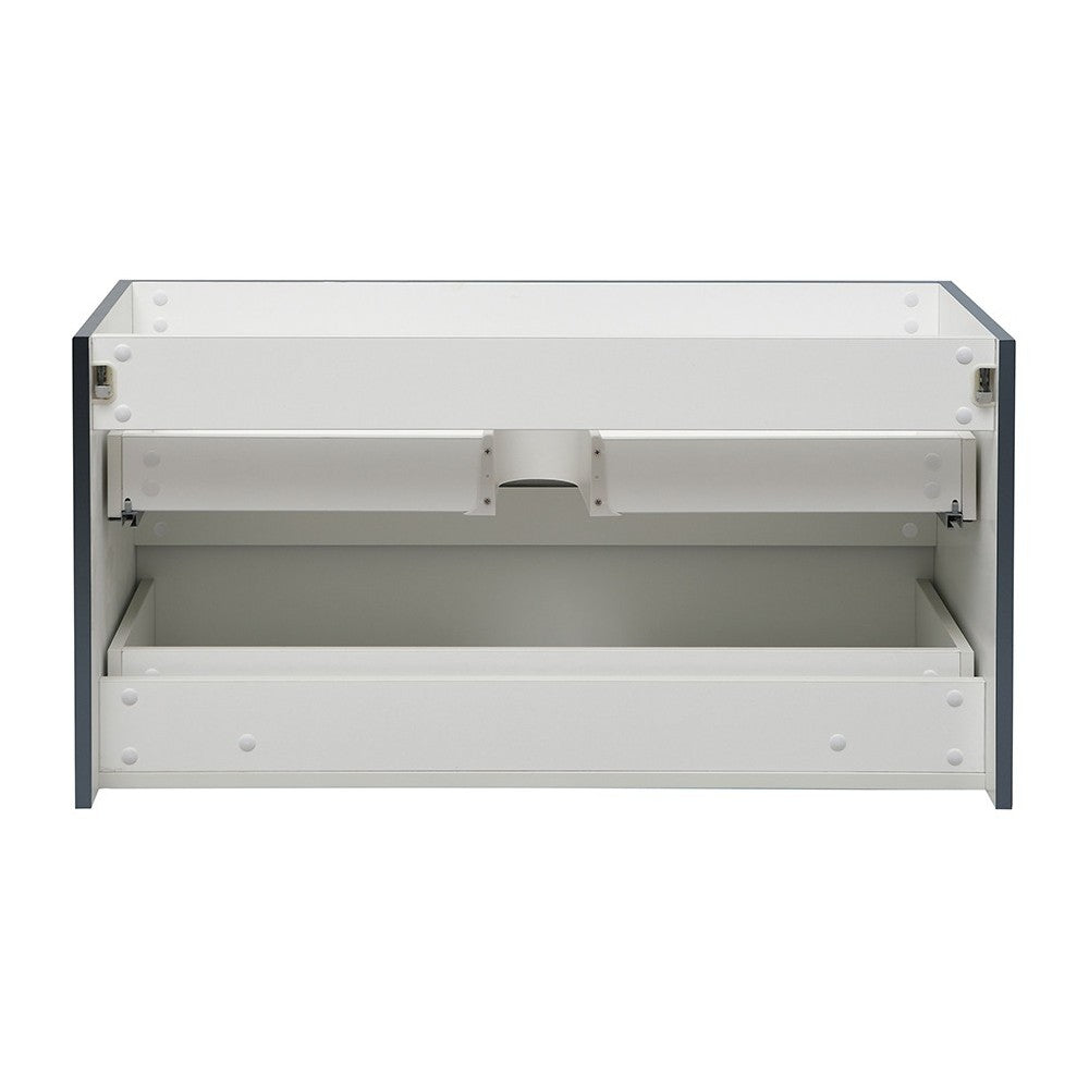 Fresca Valencia 40" Dark Slate Gray Wall Hung Modern Bathroom Cabinet