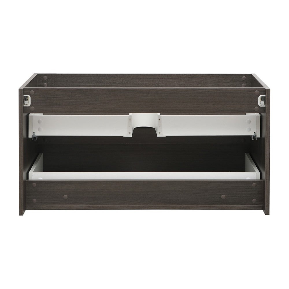Fresca Valencia 40" Gray Oak Wall Hung Modern Bathroom Cabinet