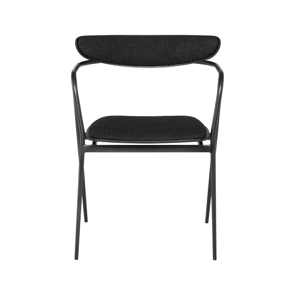 Gianni Activated Charcoal Fabric Dining Chair