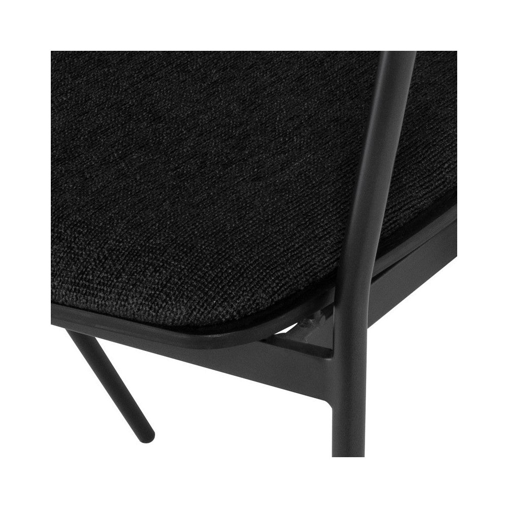 Gianni Activated Charcoal Fabric Dining Chair