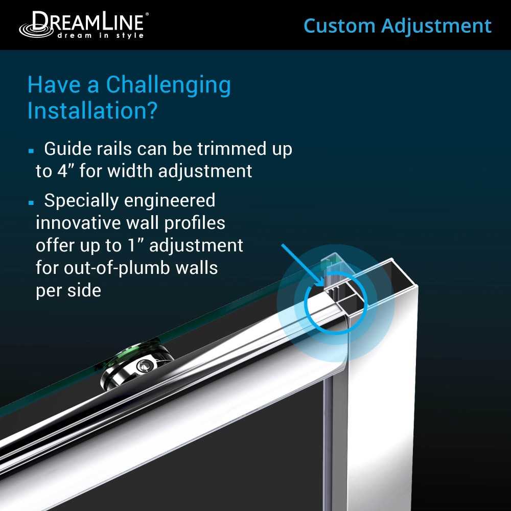 Infinity-Z 36 in. D x 60 in. W x 74 3/4 in. H Clear Sliding Shower Door in Chrome and Center Drain White Base
