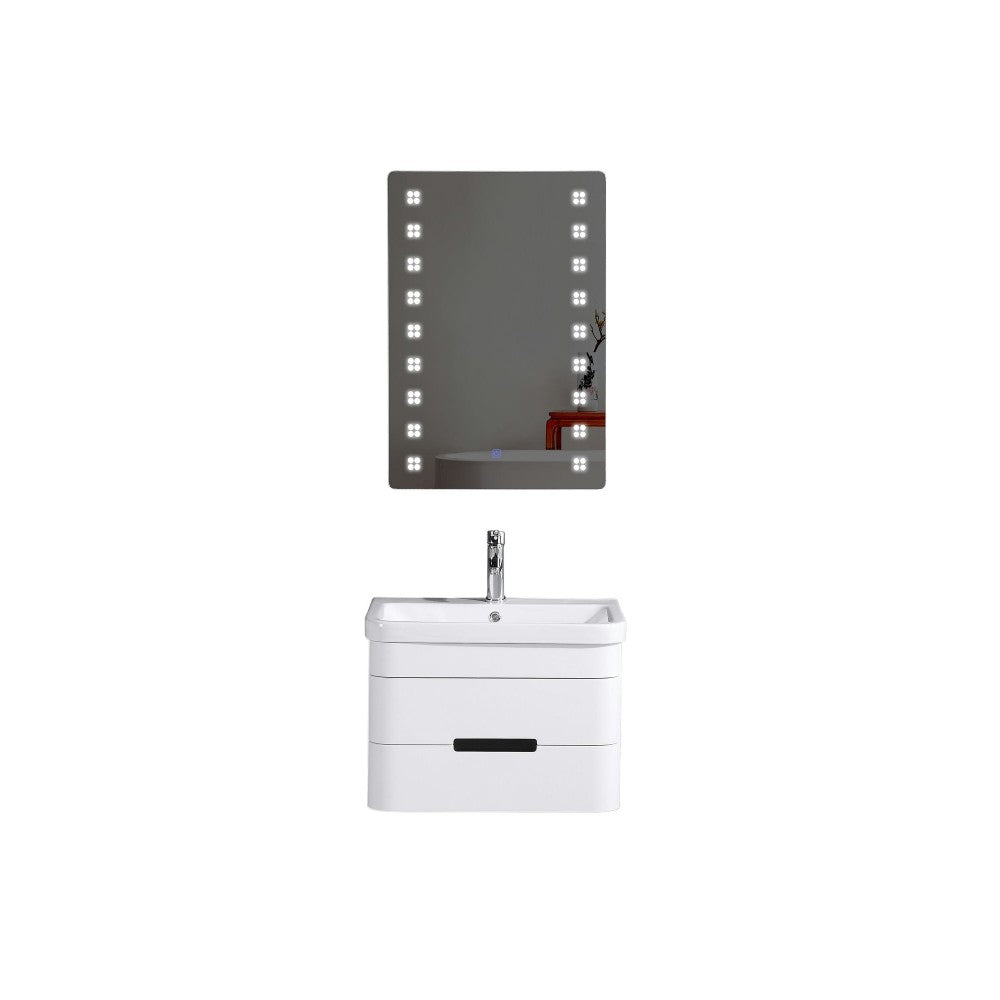 Legion Furniture 24" Bathroom Vanity With Led Mirror- Pvc