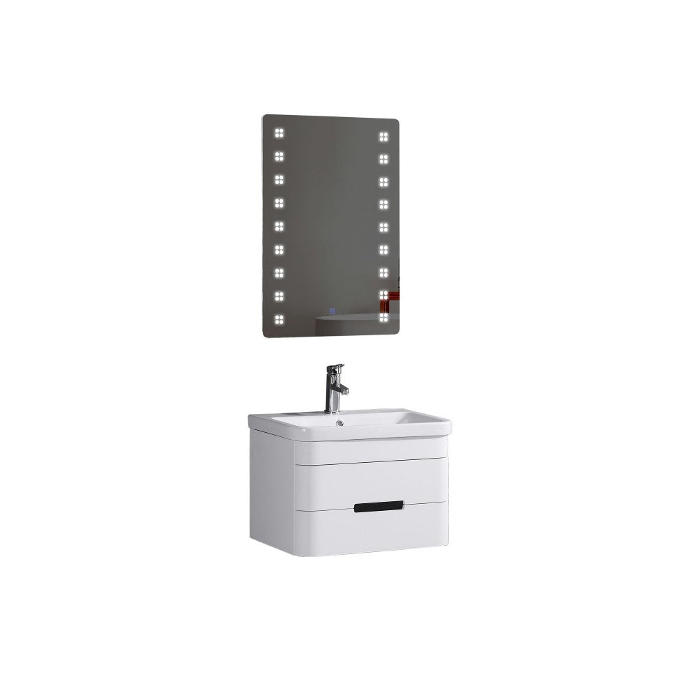 Legion Furniture 24" Bathroom Vanity With Led Mirror- Pvc