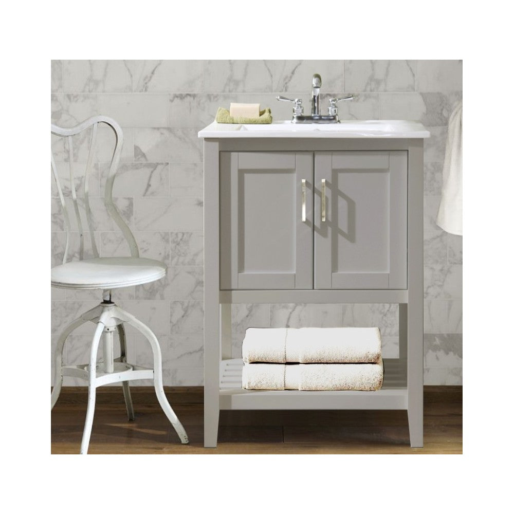 Legion Furniture 24" Gray Sink Vanity