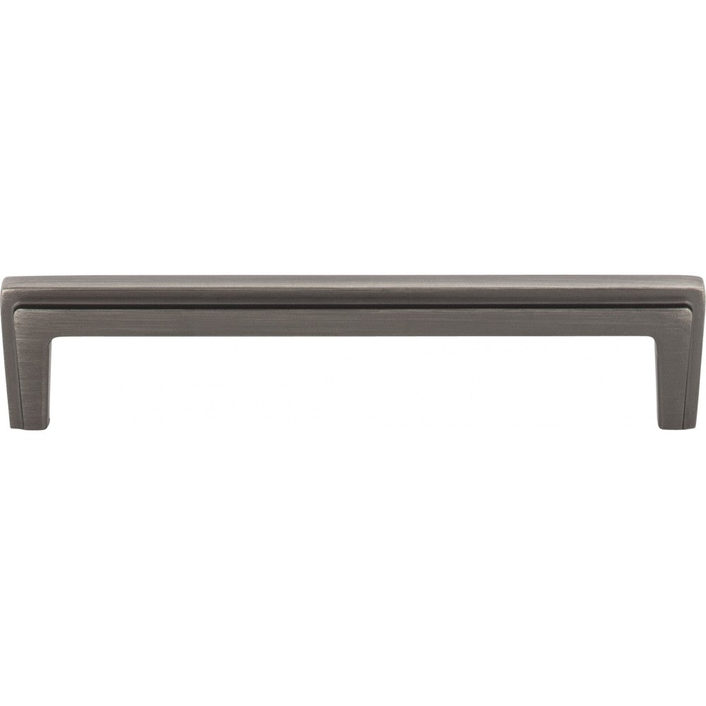 96 mm Center-to-Center Polished Chrome Square Zane Cabinet Pull