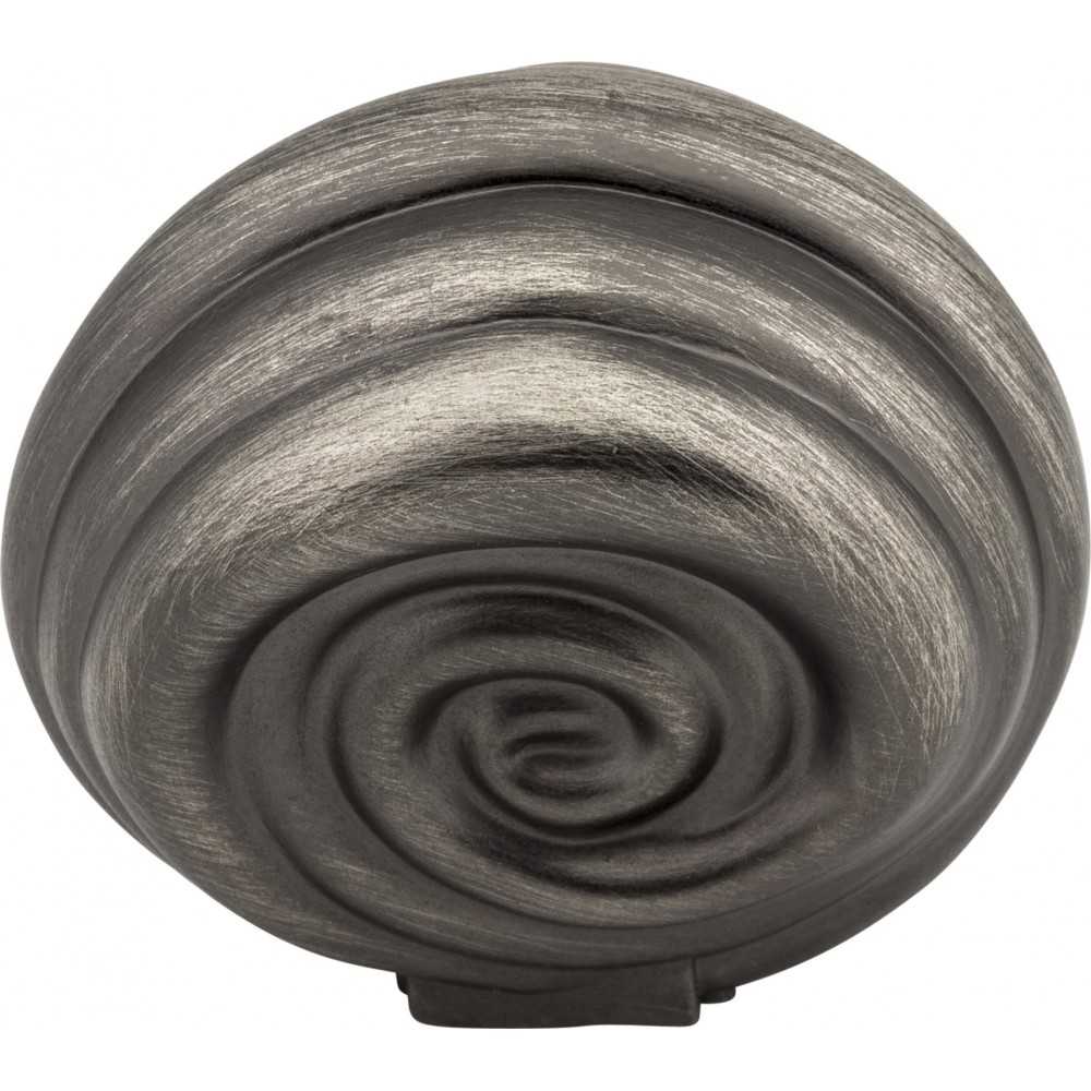 1-3/8" Diameter Brushed Pewter Ring Lafayette Cabinet Knob