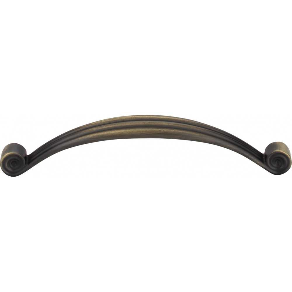 1-7/16" Diameter Brushed Pewter Button Glass Harlow Cabinet Knob