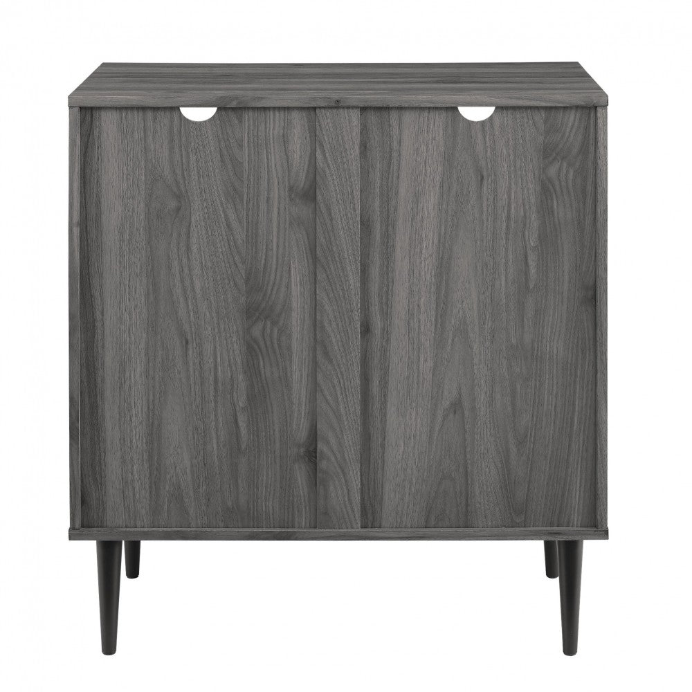 Lola 30" Industrial Storage Cabinet - Slate Gray