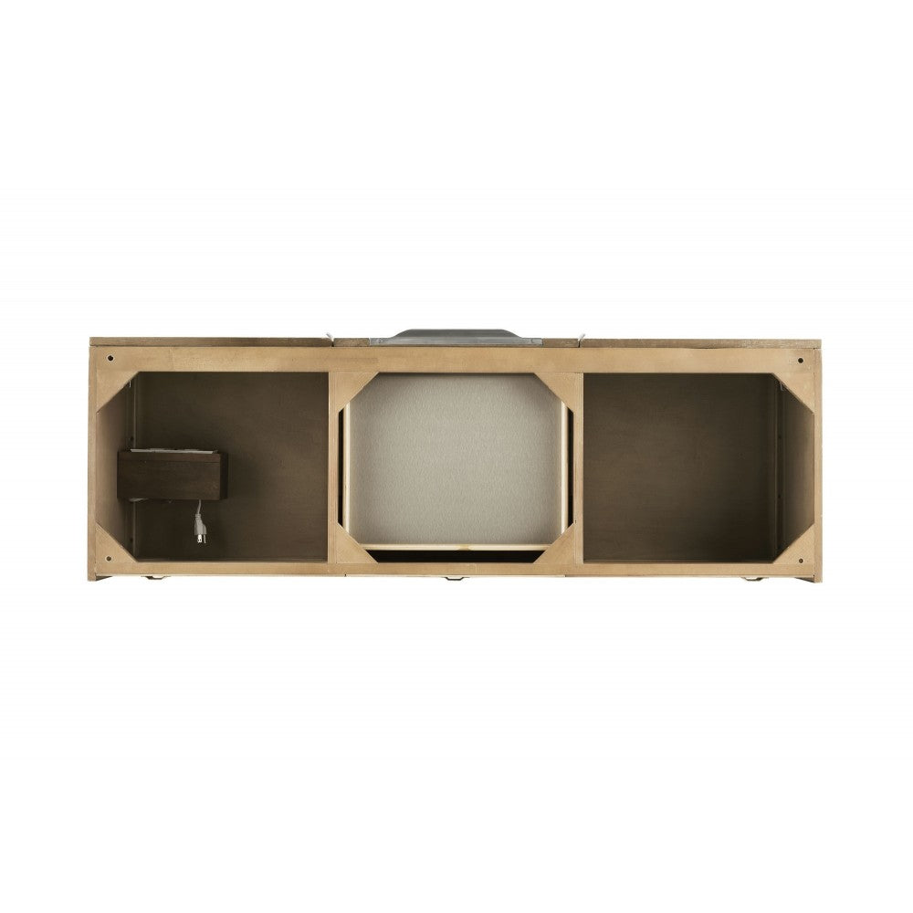 Mercer Island 59" Double Vanity, Latte Oak