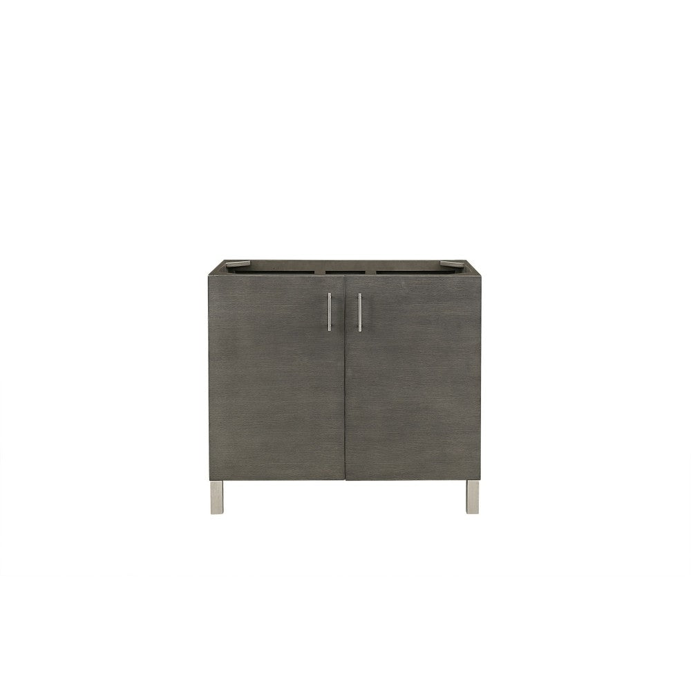 Metropolitan 36" Single Vanity, Silver Oak