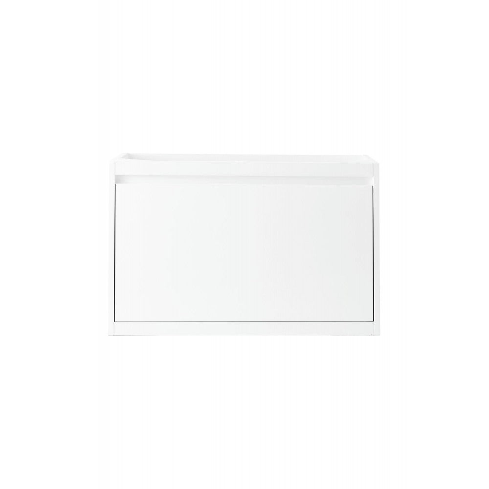 Milan 31.5" Single Vanity Cabinet, Glossy White