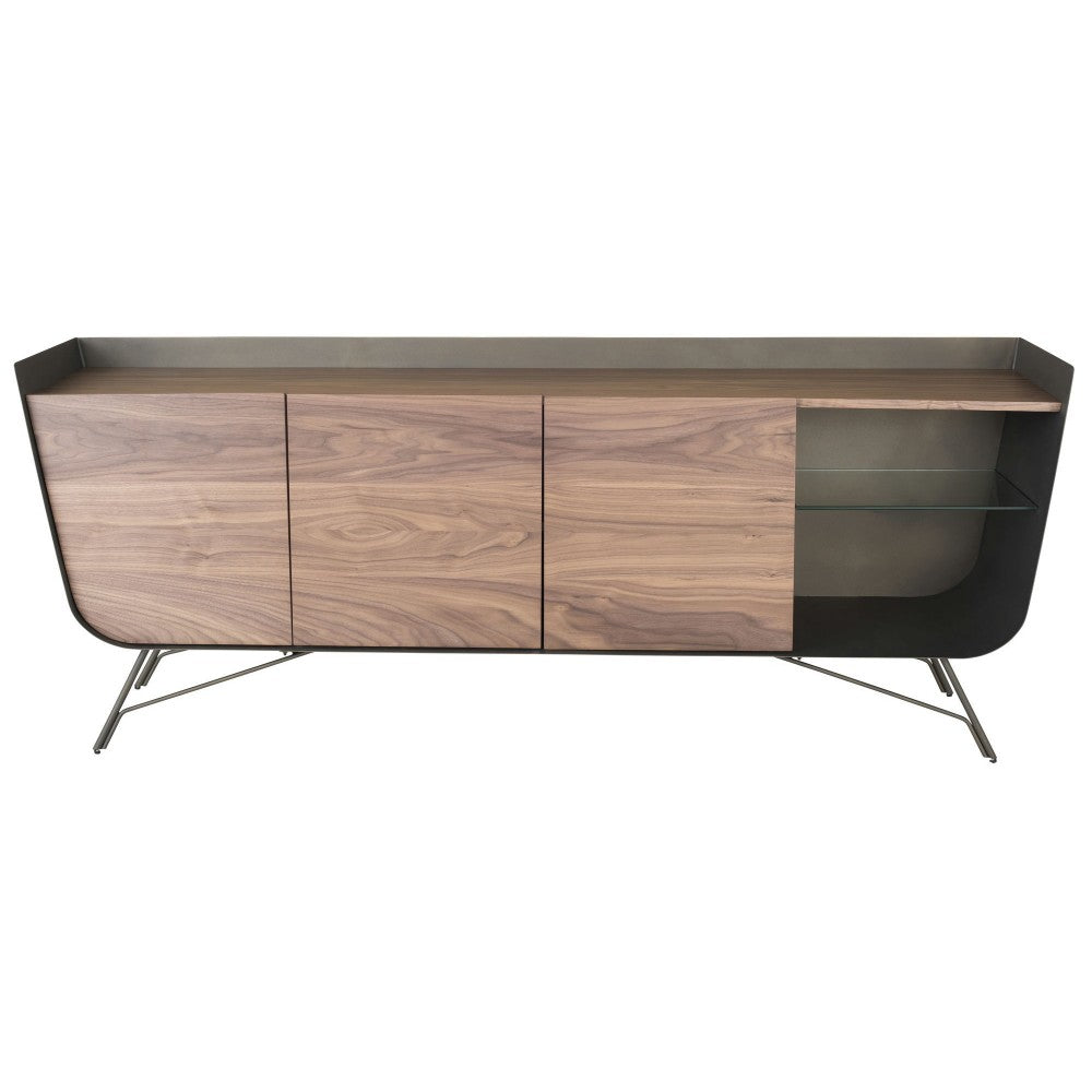 Noori Walnut Wood Sideboard Cabinet, HGNE114