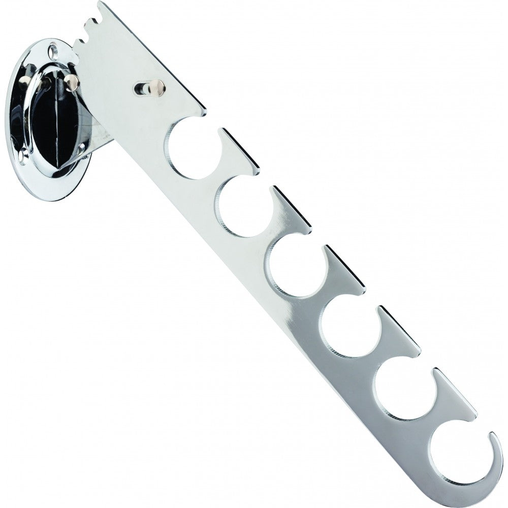 128 mm Center-to-Center Polished Nickel Ella Cabinet Pull