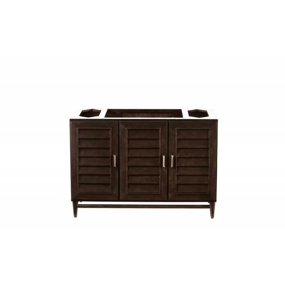 Portland 48" Single Vanity, Burnished Mahogany