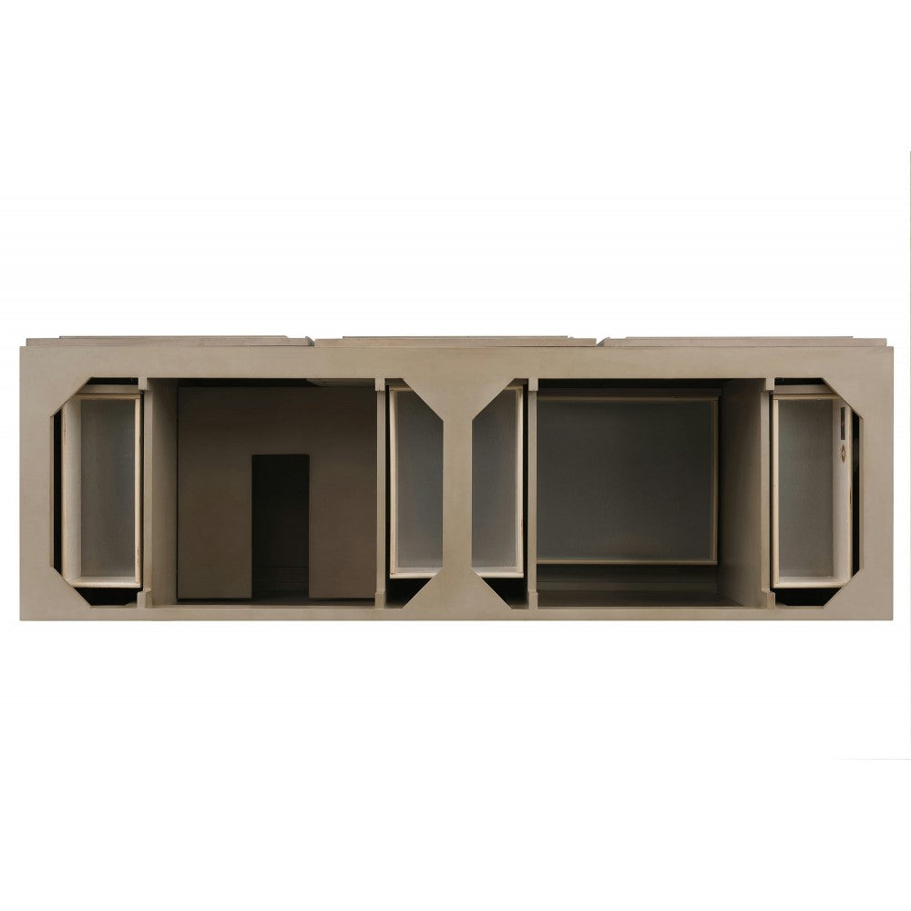 Portland 72" Double Vanity Whitewashed Walnut