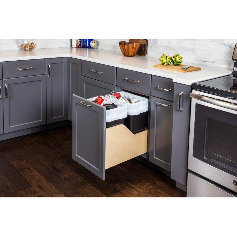 192 mm Center-to-Center Brushed Oil Rubbed Bronze Asymmetrical Leyton Cabinet Pull