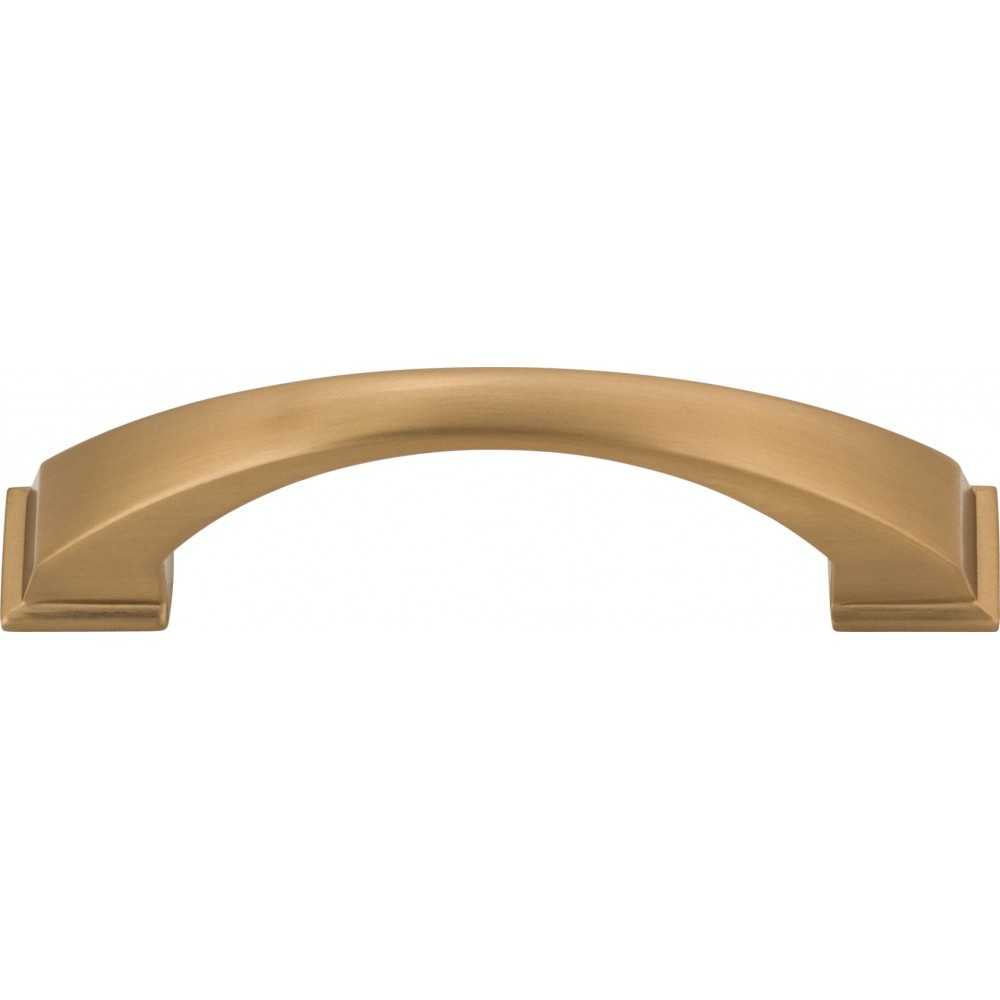 96 mm Center-to-Center Satin Bronze Tiffany Cabinet Pull