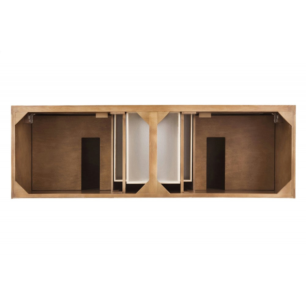 Savannah 72" Double Vanity Cabinet, Driftwood