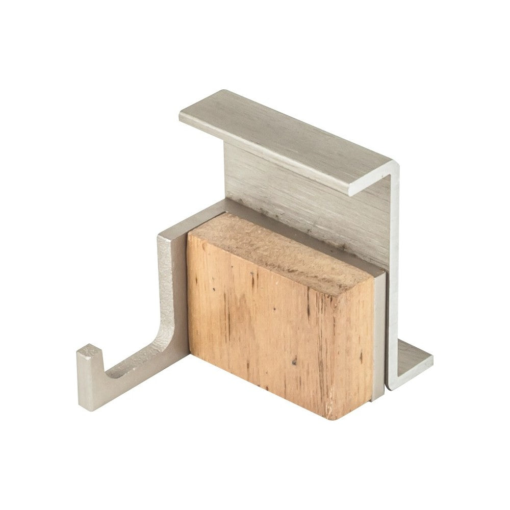 1-1/4" Overall Length Satin Nickel Flared Philip Cabinet Knob