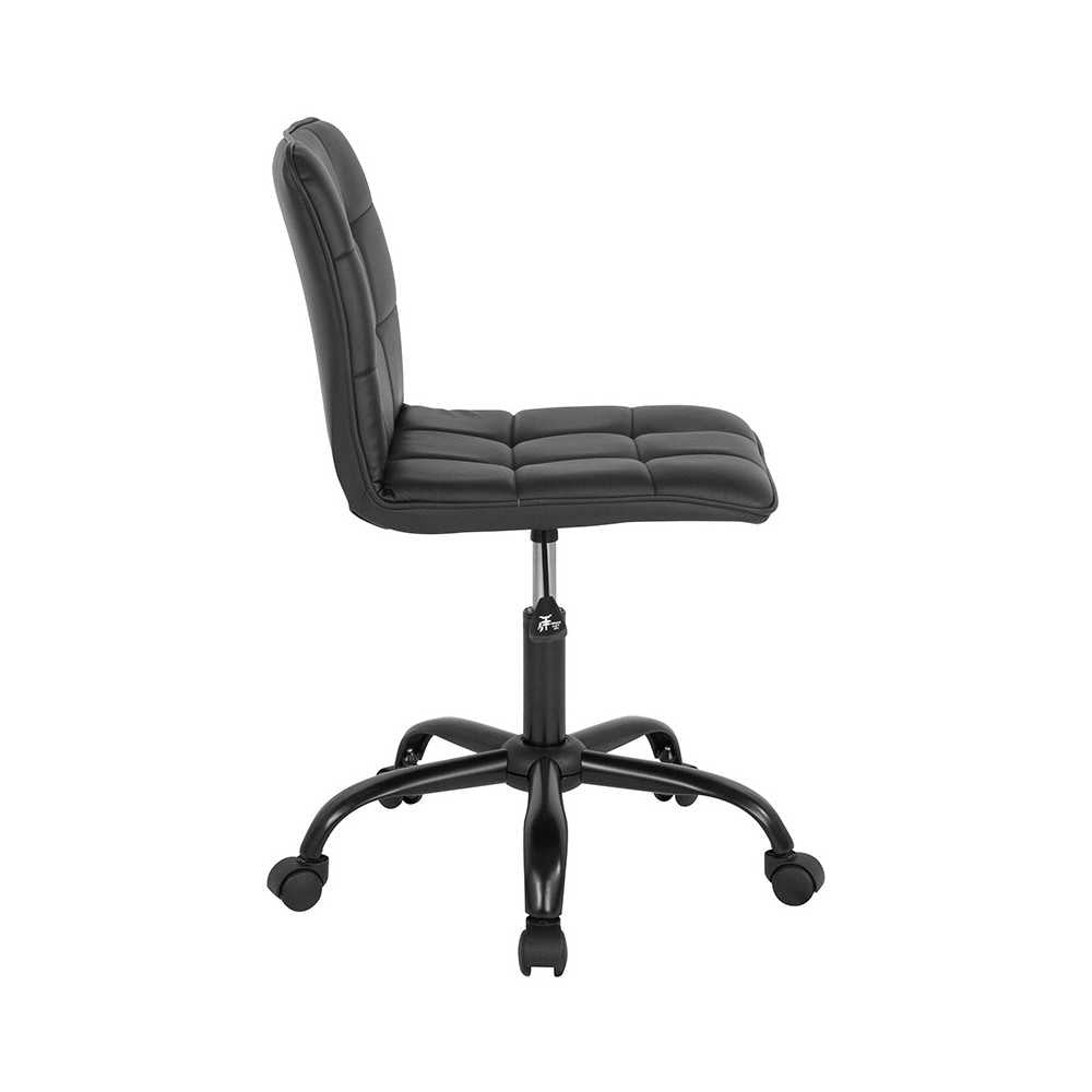Sorrento Home and Office Task Chair in Black LeatherSoft