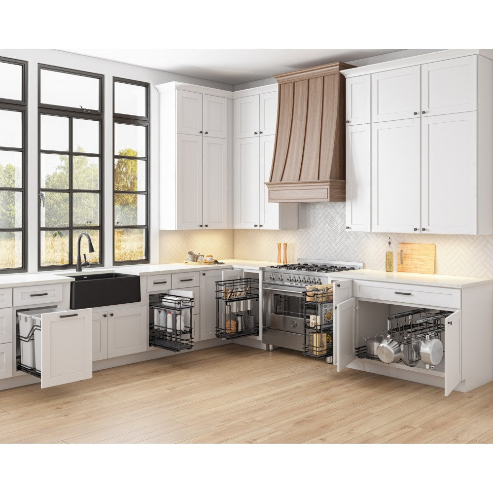 3" Center-to-Center Brushed Pewter Rae Cabinet Pull