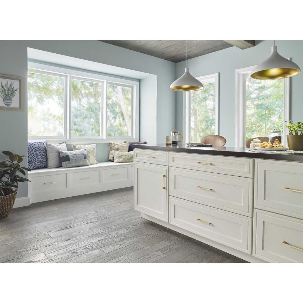 48" White Addington Vanity, White Carrara Marble Vanity Top, undermount rectangle bowl