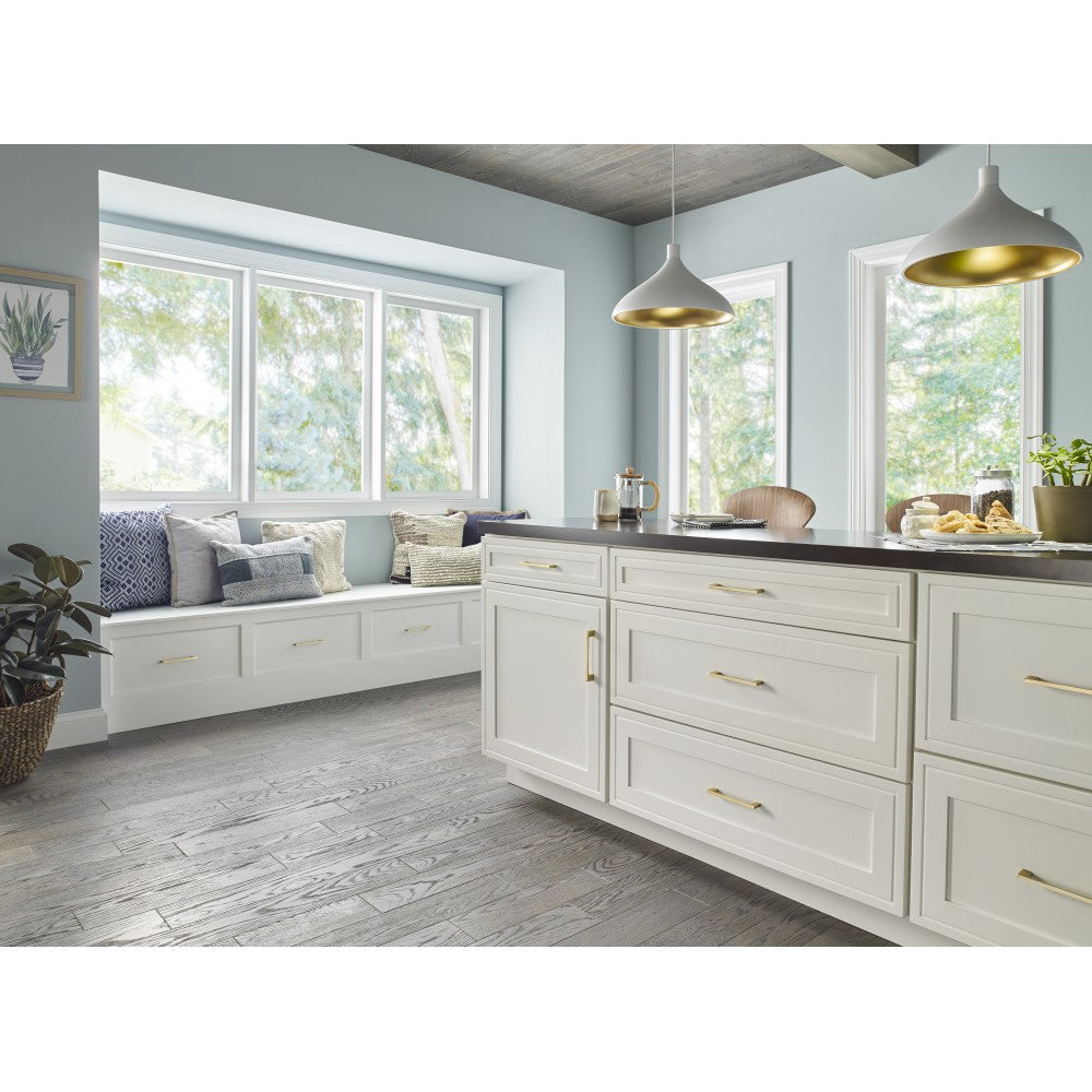 96 mm Center-to-Center Brushed Pewter Chesapeake Cabinet Pull