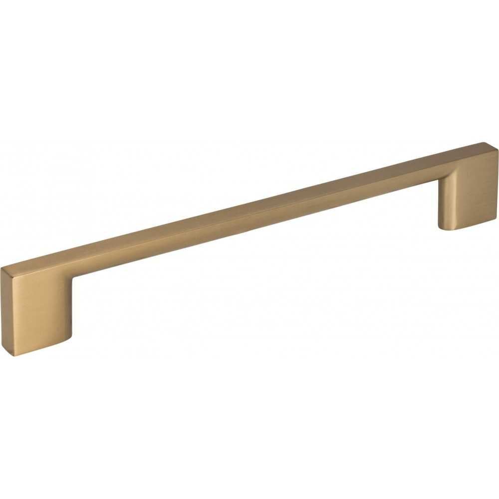 1" Overall Length Satin Nickel Square Glass Harlow Cabinet Knob