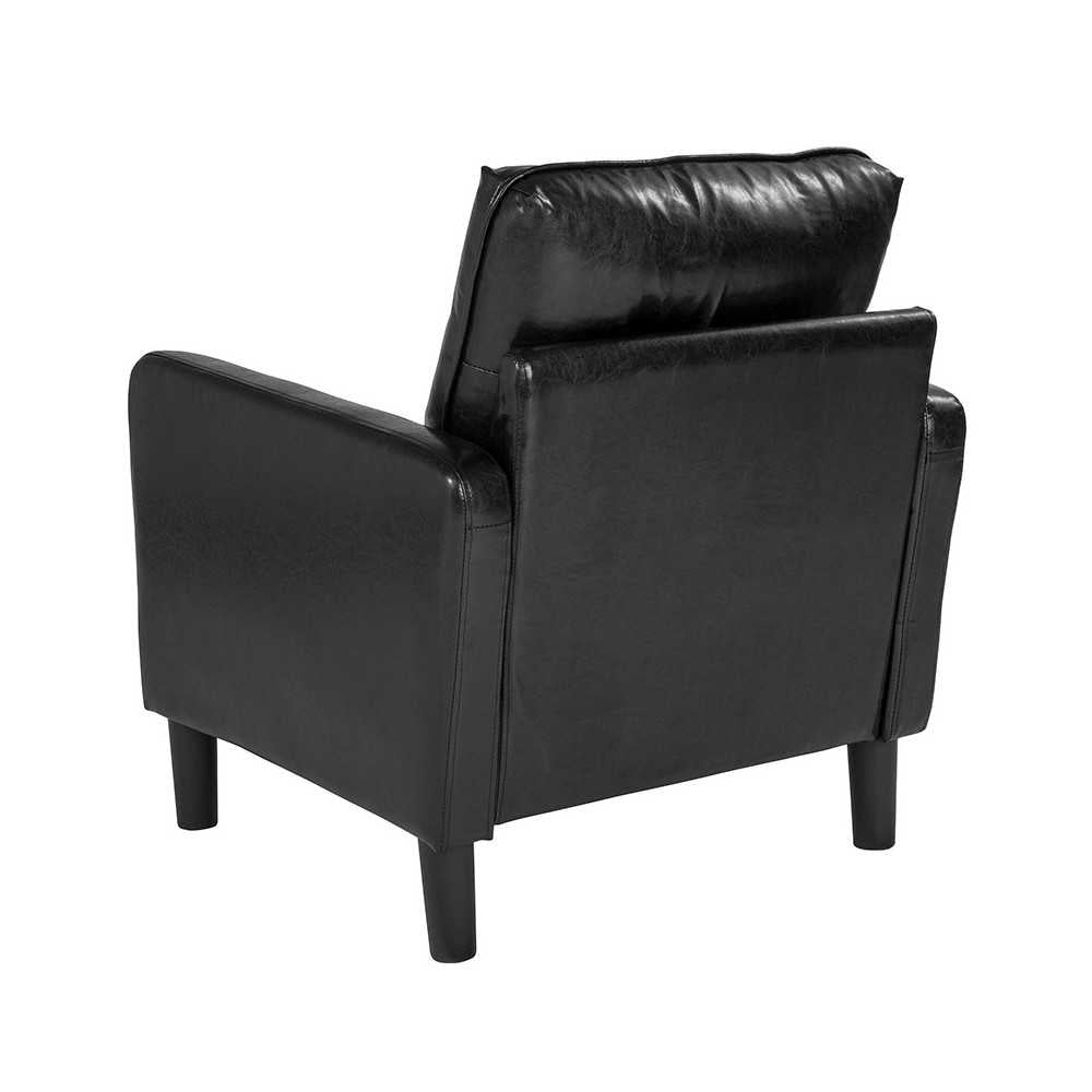Washington Park Upholstered Chair in Black LeatherSoft