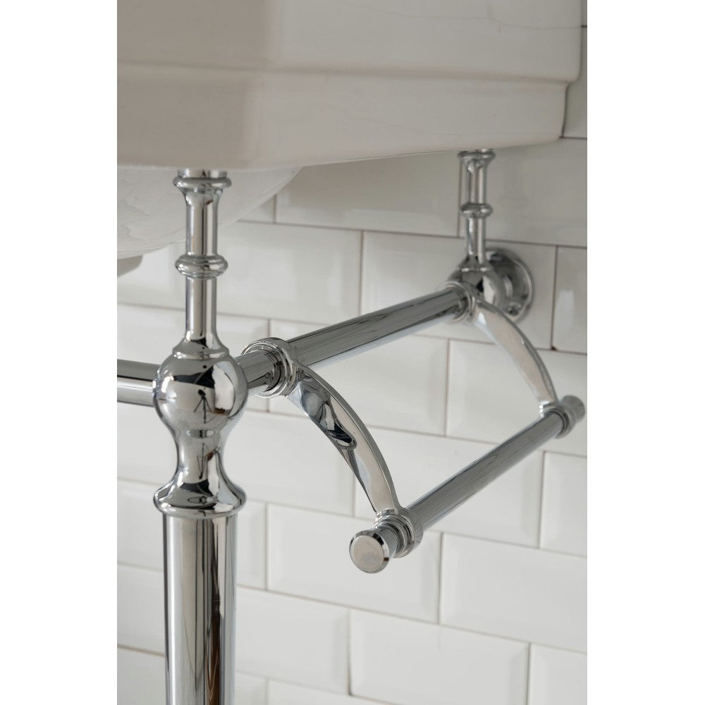 Wellington 24" Single Console Single Sink w/ Chrome Finish Stand