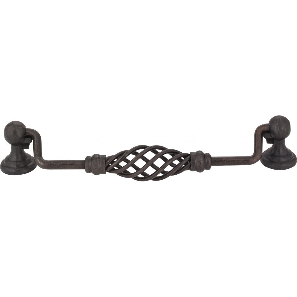 128 mm Center-to-Center Distressed Antique Silver Bremen 1 Cabinet Pull