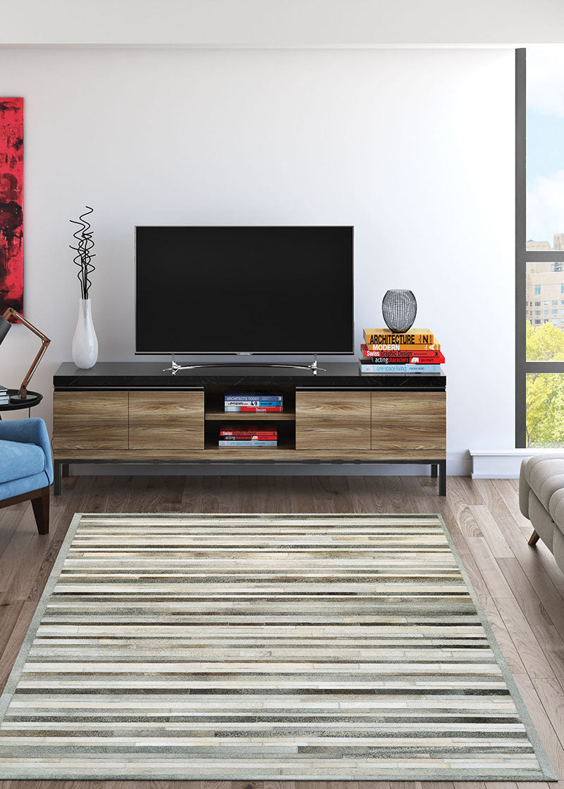 Couristan Chalet Plank Grey-Ivory Rug 8' x 11'