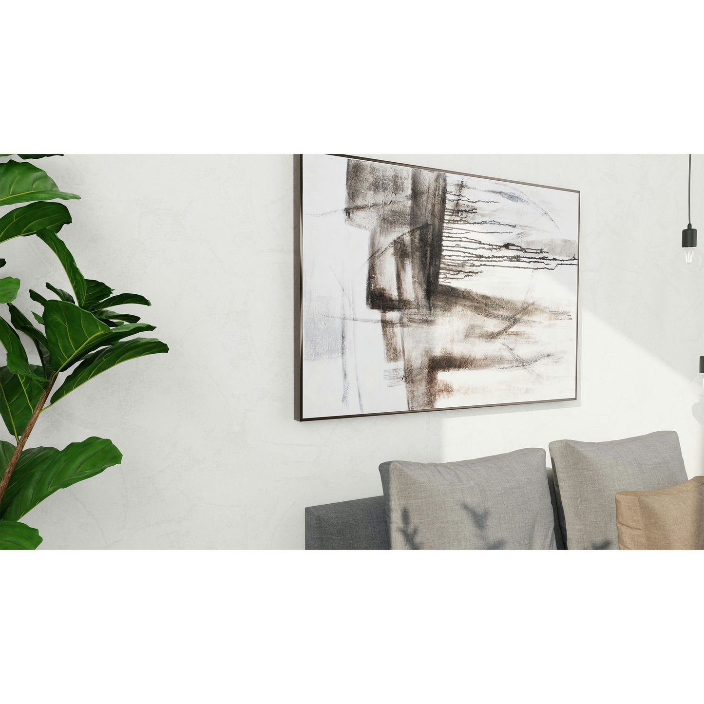 Weeping Haze Hand Painted Canvas